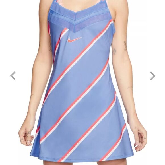 Nike Dri-Fit Women's Blue Tennis Dress Size Small - Picture 2 of 6